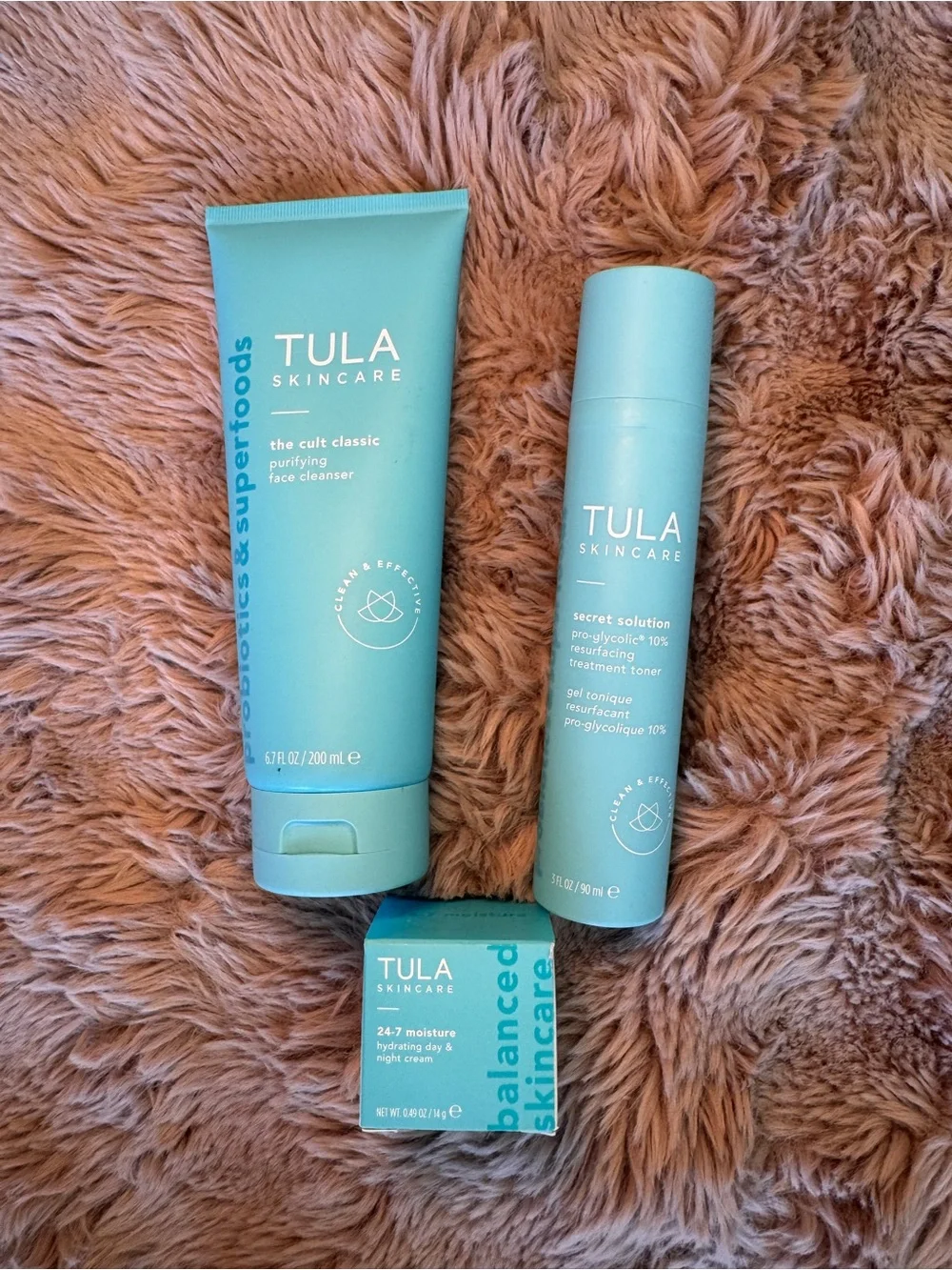 Tula Skincare Turquoise 3-Piece Skincare Trio